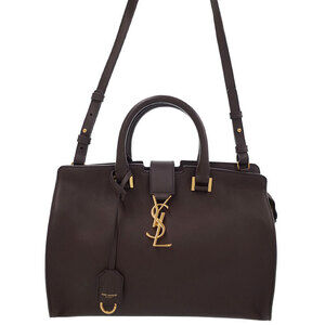 SAINT LAURENT PARIS Monogram Cabas 2way Leather HandBag